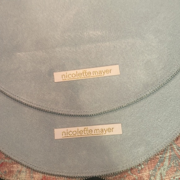 NICOLETTE MAYER RED BYZANTINE BEADED SMOOTH PLACEMATS (4) - Picture 4 of 4